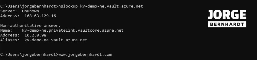 azure key vault private endpoint